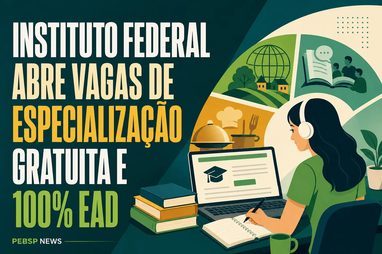 INSTITUTO FEDERAL ABRE VAGAS DE ESPECIALIZAÇÃO GRATUITA E 100% EAD