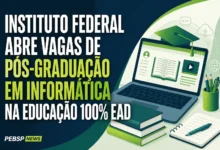 INSTITUTO FEDERAL ABRE VAGAS DE PÓS-GRADUAÇÃO EM INFORMÁTICA NA EDUCAÇÃO 100% EAD