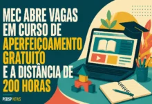 MEC ABRE VAGAS EM CURSO DE APERFEIÇOAMENTO GRATUITO E A DISTÂNCIA DE 200 HORAS