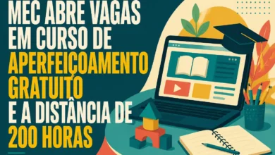 MEC ABRE VAGAS EM CURSO DE APERFEIÇOAMENTO GRATUITO E A DISTÂNCIA DE 200 HORAS