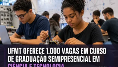 UFMT OFERECE 1.000 VAGAS EM CURSO DE GRADUAÇÃO SEMIPRESENCIAL EM CIÊNCIA E TECNOLOGIA