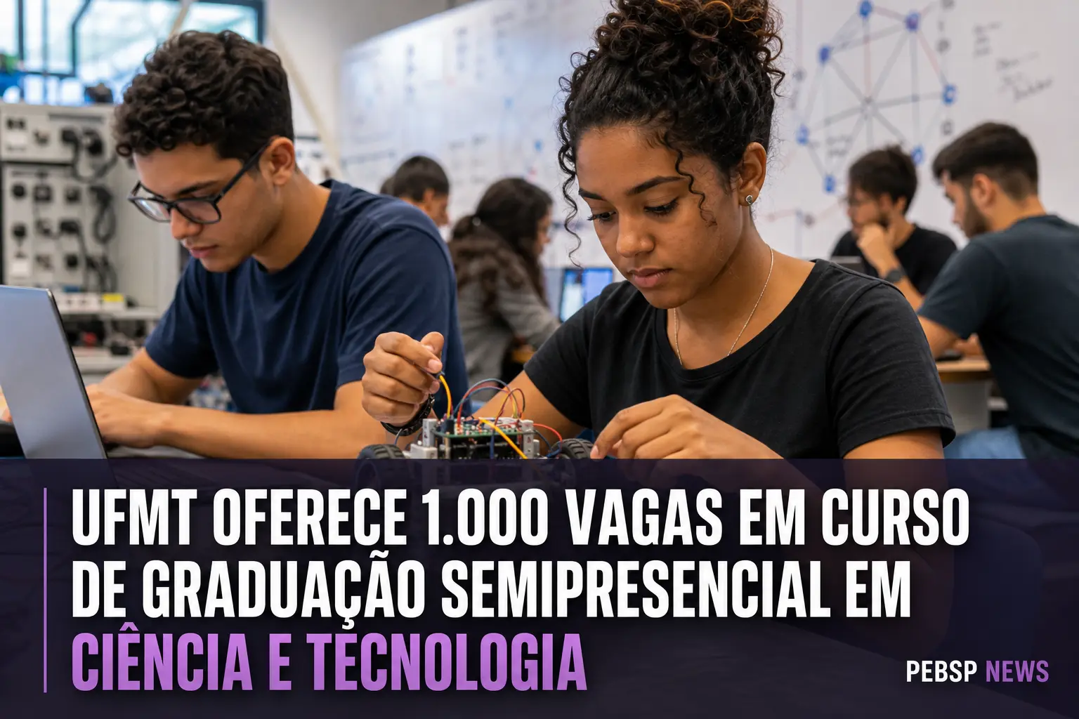 UFMT OFERECE 1.000 VAGAS EM CURSO DE GRADUAÇÃO SEMIPRESENCIAL EM CIÊNCIA E TECNOLOGIA