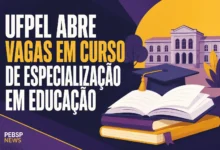 UFPEL ABRE VAGAS EM CURSO DE ESPECIALIZAÇÃO EM EDUCAÇÃO