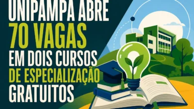 UNIPAMPA ABRE 70 VAGAS EM DOIS CURSOS DE ESPECIALIZAÇÃO GRATUITOS