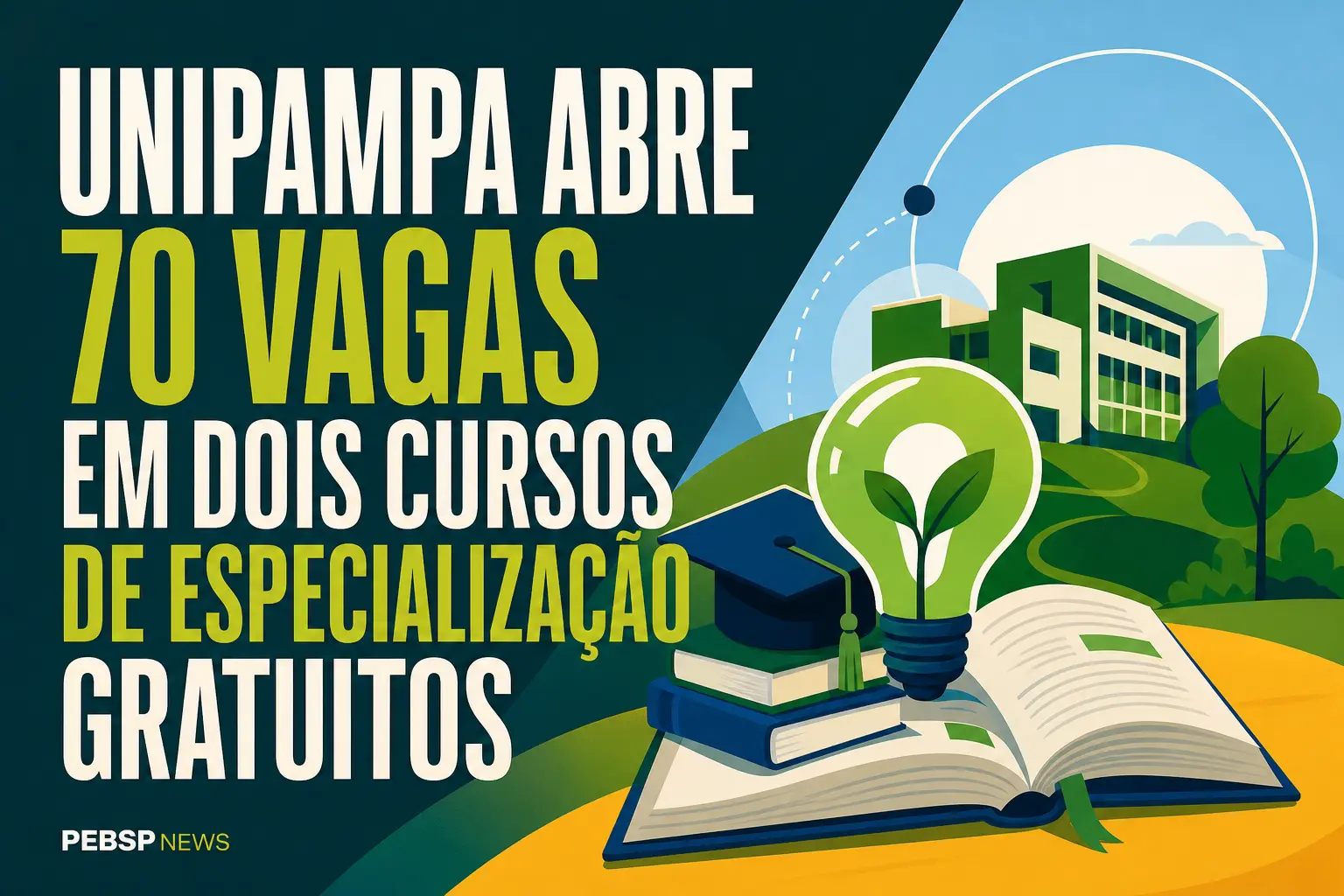 UNIPAMPA ABRE 70 VAGAS EM DOIS CURSOS DE ESPECIALIZAÇÃO GRATUITOS