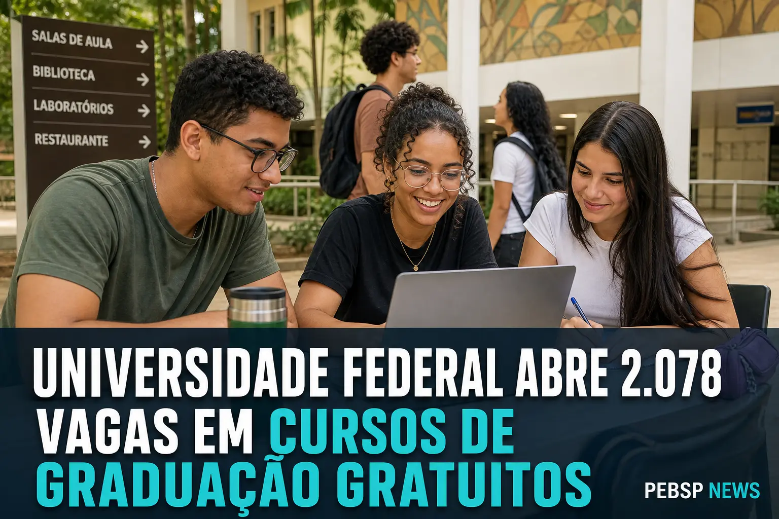 UNIVERSIDADE FEDERAL ABRE 2.078 VAGAS EM CURSOS DE GRADUAÇÃO GRATUITOS