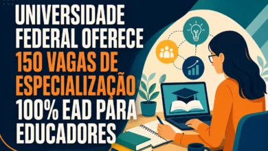 UNIVERSIDADE FEDERAL OFERECE 150 VAGAS DE ESPECIALIZAÇÃO 100% EAD PARA EDUCADORES