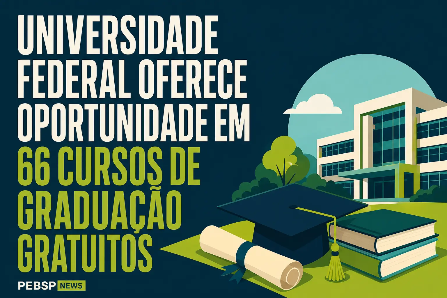 UNIVERSIDADE FEDERAL OFERECE OPORTUNIDADE EM 66 CURSOS DE GRADUAÇÃO GRATUITOS